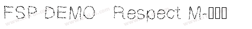 FSP DEMO   Respect M字体转换
